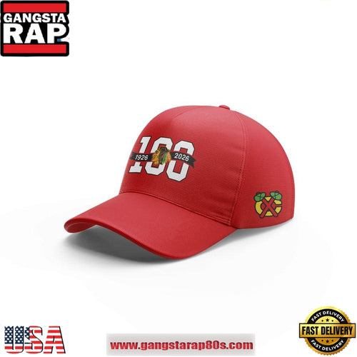 Chicago Blackhawks 100th Anniversary Limited Edition Classic Cap Snapback Hats