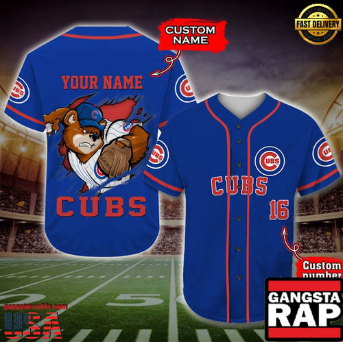 Chicago Cubs Baseball Jersey MLB Custom Name Number - MLB Fan Gifts