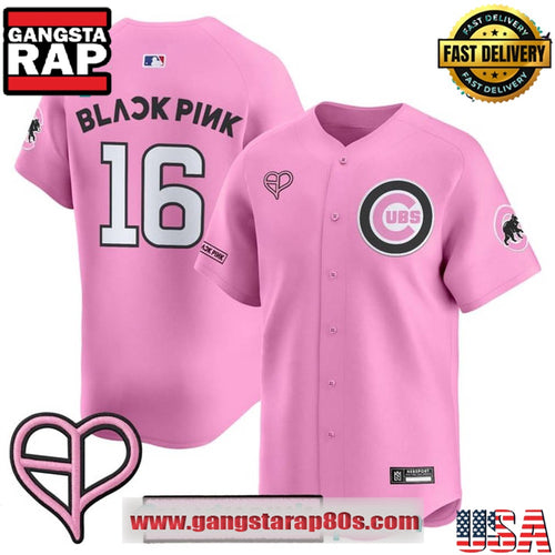 Chicago Cubs x Blackpink World Tour Limited Edition Baseball Jersey