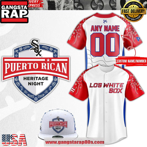 Chicago White Sox 2025 Puerto Rican Heritage Night Special Baseball Jersey Shirt