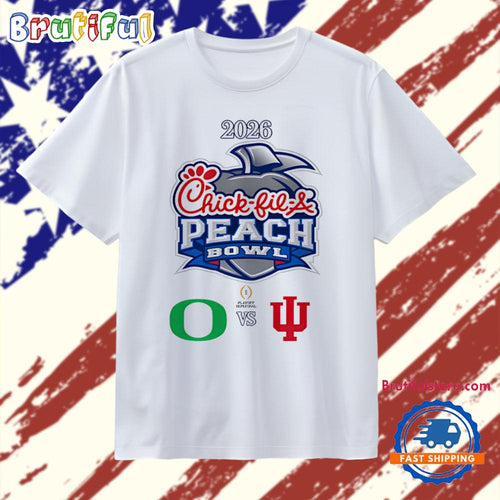 Chick-fil-A Peach Bowl 2026 Oregon vs IndianaT Shirt