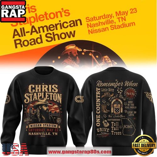 Chris Stapleton All-American Road Show 2026 Live in Nashville Sweatshirt