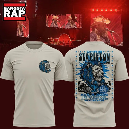 Chris Stapleton Show Detroit, MI 2026 Limited Edition 3D Shirt , Music Trend Shirt