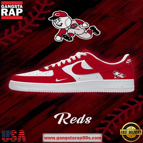 Cincinnati Baseball Nike Air Force 1 Sneakers Shoes