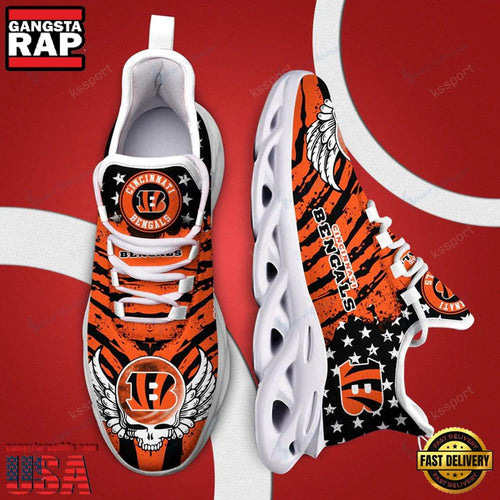 NFL Cincinnati Bengals Team Max Soul Shoes Running Sneakers New Designer
