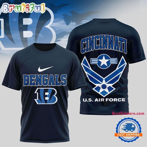 Cincinnati Bengals US Air Force Military Unisex 3D Shirt
