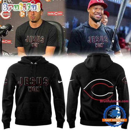 Cincinnati Reds Jesus Won 2026 Hoodie T-Shirt