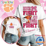 Clemson Tigers Her Fight Is Our Fight Vintage T Shirt