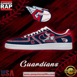 Cleveland Baseball Limited Edition Nike Air Force 1 Sneakers Shoes