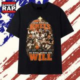 Cleveland Browns Faith Bends Our Knees Legends Signatures Football T Shirt