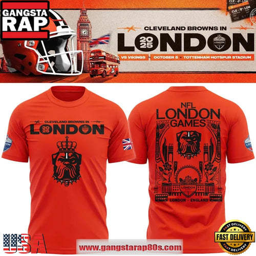 Cleveland Browns NFL London Game 2025 Special Unisex T Shirt