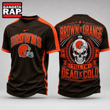 Cleveland Browns NFL Till I’m Dead Forever Skull Fan Pride 3D Shirt, Football New Design Shirt Hoodie T-Shirt