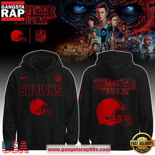 Cleveland Browns NFL x Strangethings Limited Editions Unisex Hoodie