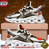 Cleveland Browns Custom Name Clunky Sneaker Max Soul Shoes