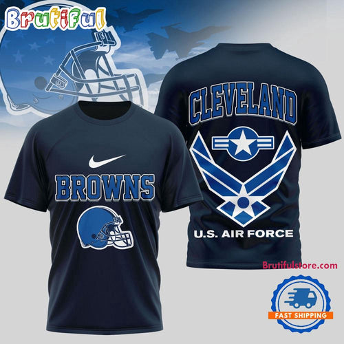 Cleveland Browns US Air Force Military Unisex 3D Shirt