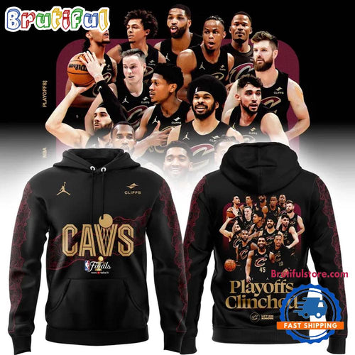Cleveland Cavaliers NBA PlayOffs Clinched 2025 Hoodie Shirt