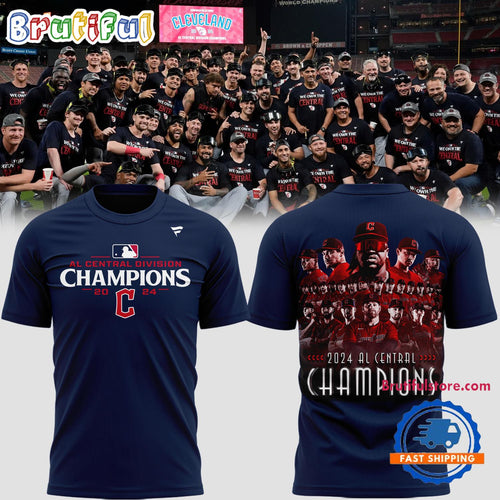 Cleveland Guardians American League Central Champions 2024 T Shirt