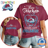 Colorado Avalanche NHL Nurse Appreciation Month Unisex All Over Print T Shirt