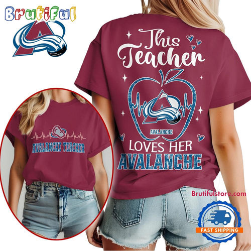 Colorado Avalanche NHL Nurse Appreciation Month Unisex All Over Print T Shirt