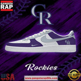 Colorado Baseball Nike Air Force 1 Sneakers Shoes