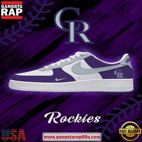 Colorado Baseball Nike Air Force 1 Sneakers Shoes