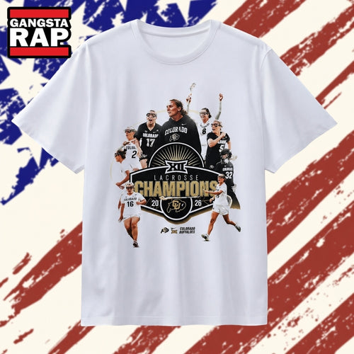 Colorado Buffaloes 2026 Lacrosse Champions T Shirt
