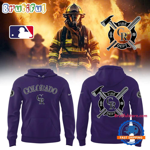 Colorado Rockies x Firefighter Appreciation Night New Hoodie Shirt