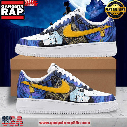 Coraline x Limited Edition Air Force 1 Sneakers Shoes