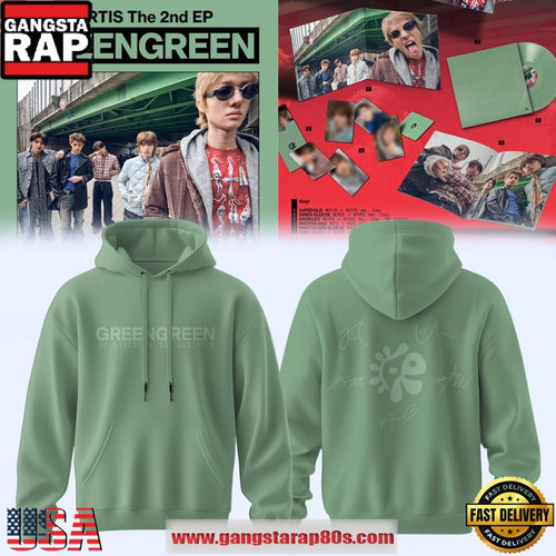 Cortis The 2nd EP GreenGreen 2026 Signature Unisex Hoodie