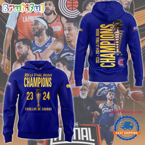 Criollos De Caguas Champions Bsn La Final Brava 2024 3D Shirt