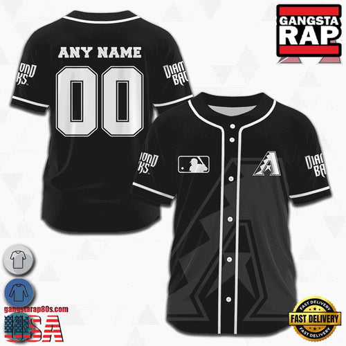 MLB Custom Name Number Arizona Diamondbacks Team Logo Design Baseball Jersey