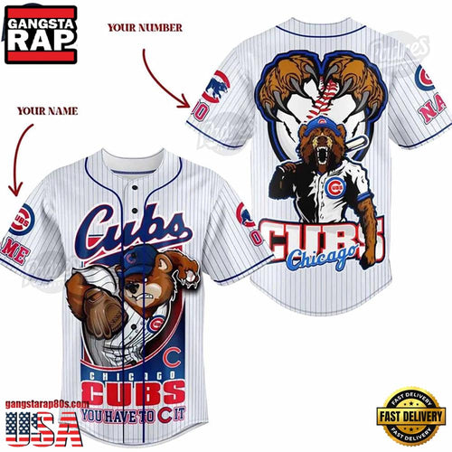 Personalized Chicago Cubs Summer Baseball Jersey Shirt