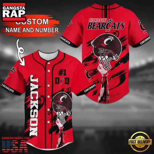 Personalized Cincinnati Bearcats Summer Baseball Jersey Shirt