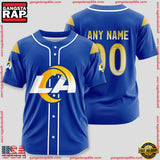 NFL Custom Name Number Los Angeles Rams Sport Baseball Jersey Shirt
