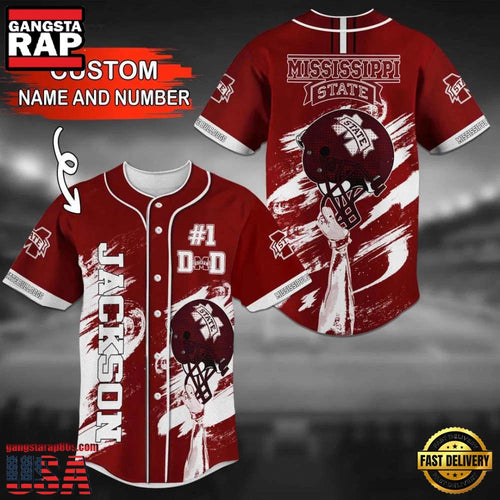 Personalized Mississippi State Bulldogs Summer Baseball Jersey Shirt
