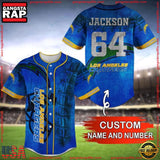 NFL Custom Name Number Los Angeles Chargers Baseball Jersey Shirt