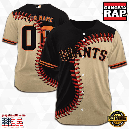 MLB Custom Name Number San Francisco Giants Baseball Jersey