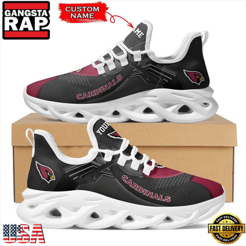 NFL Arizona Cardinals Team Sport New Design Max Soul Shoes Running Sneakers