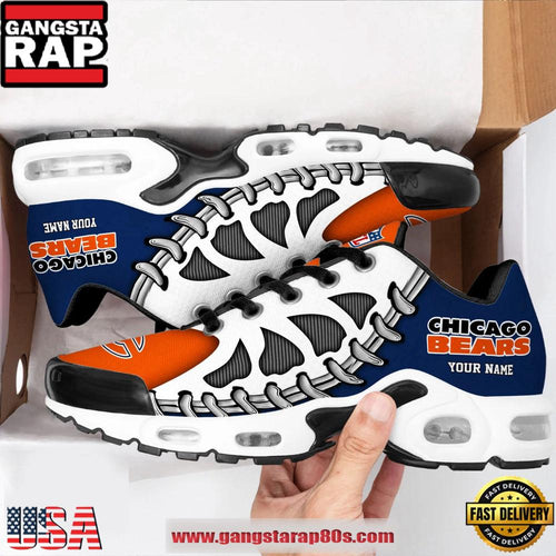NFL Chicago Bears Unique Design 2026 Custom Air Max Plus Shoes Running Sneakers