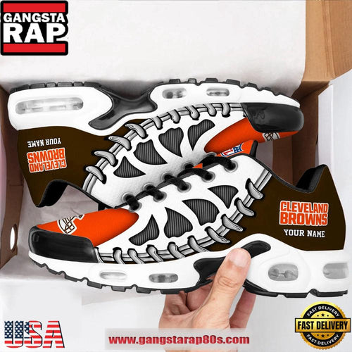 NFL Cleveland Browns Unique Design 2026 Custom Air Max Plus Shoes Running Sneakers