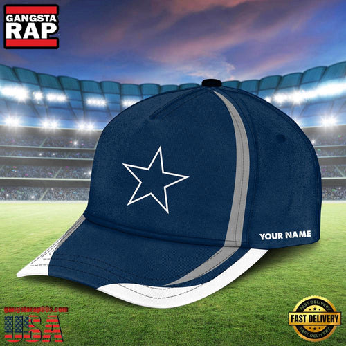 NFL Custom Name Dallas Cowboys Basic Classic Cap Snapback Hats