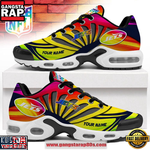 New York Jets NFL Pride Month 2026 Custom Air Max Plus Shoes Running Sneakers