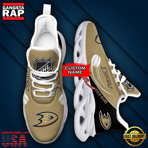 NHL Custom Name Anaheim Ducks Sport Max Soul Shoes