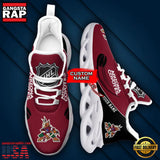 NHL Custom Name Arizona Coyotes Sport Max Soul Shoes