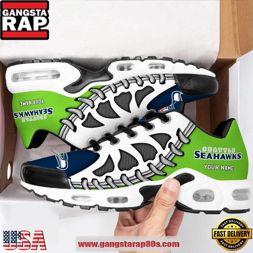 NFL Seattle Seahawks Unique Design 2026 Custom Air Max Plus Shoes Running Sneakers