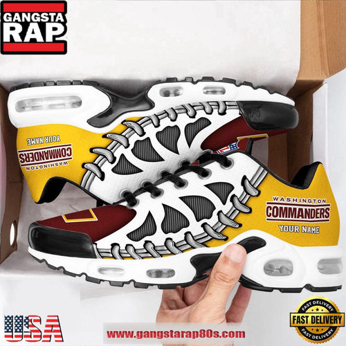 NFL Washington Commanders Unique Design 2026 Custom Air Max Plus Shoes Running Sneakers