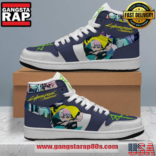 Cyberpunk Edgerunners Limited Edition Air Jordan 1 Sneakers Shoes