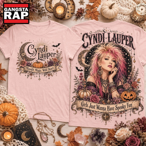 Cyndi Lauper Crystal Coven Pumpkin Collector 3D Shirt Hoodie T-Shirt