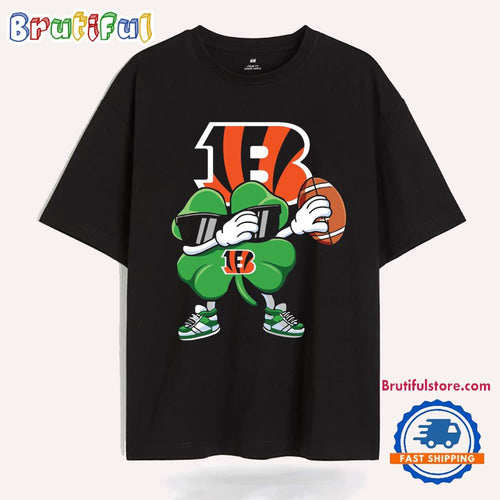 Dabbing Shamrock St Patricks Day Cincinnati Bengals NFL 2025 T Shirt