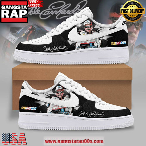 Dale Earnhardt F1 Limited Edition Air Force 1 Running Sneakers Shoes